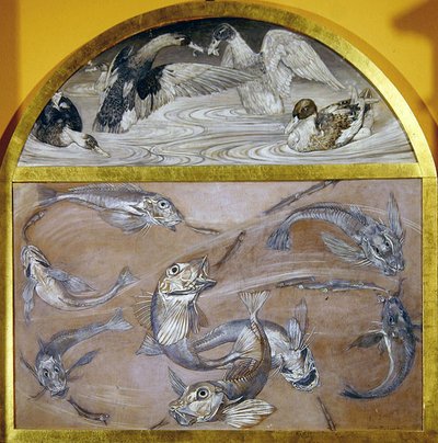 Diptyque : Poissons et canards dans un étang - Edoardo Gioja