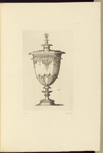 [Dessin pour un vase par Virgil Solis] - Édouard Baldus