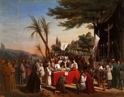 Funérailles de Godefroy de Bouillon à Jérusalem, 23 juillet 1100 - Edouard Cibot