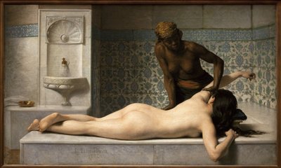 Le massage - Edouard Debat Ponsan