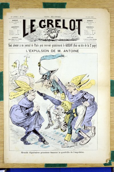 Couverture de "Le Grelot", numéro 835, Satirique en couleurs - Edouard Guillaumin Pepin