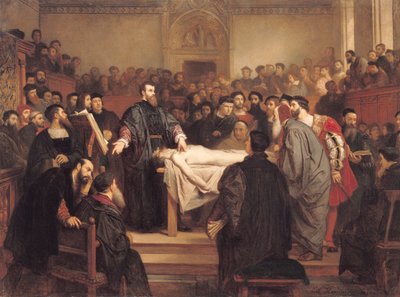 Andreas Vesalius (1514-64) à Padoue, 1859 - Edouard Jean Conrad Hamman