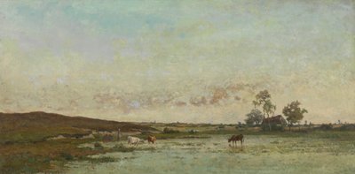 Marais dans la "Kempen" - Edouard Jules Joseph Huberti
