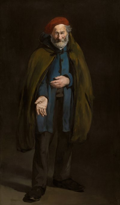 Mendiant avec un manteau de duffle Philosophe, 1865-67 - Édouard Manet