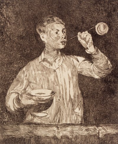 Garçon soufflant des bulles de savon - Édouard Manet