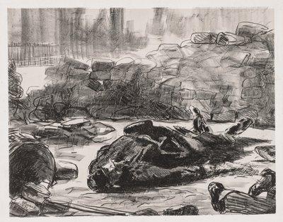 Guerre civile (Scène de la Commune de Paris) - Édouard Manet