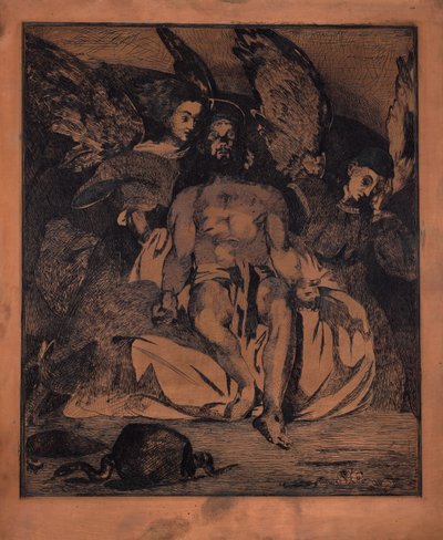 Christ mort avec des anges - Édouard Manet