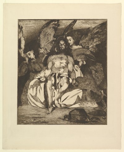 Christ mort avec des anges, 1866-67 - Édouard Manet