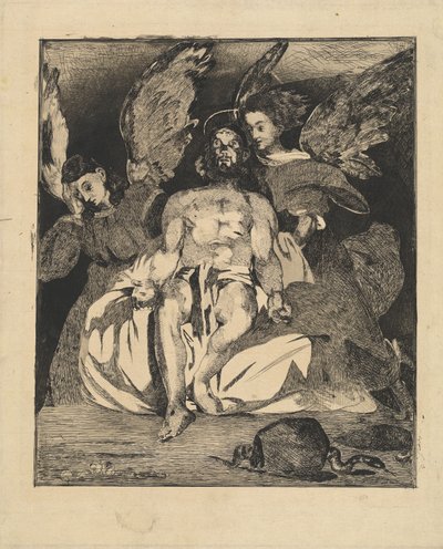 Christ mort avec des anges - Édouard Manet