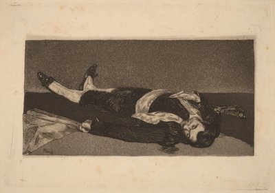Dead Toreador (Torero mort) - Édouard Manet