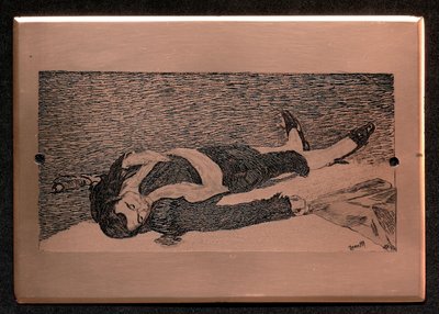 Der tote Torero: gravierte Platte - Édouard Manet