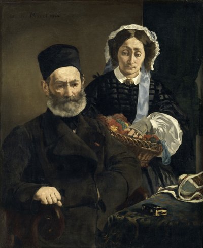 Monsieur et Madame Auguste Manet - Édouard Manet