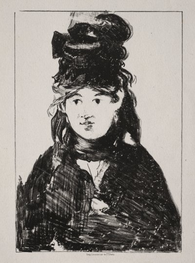 Portrait de Berthe Morisot - Édouard Manet