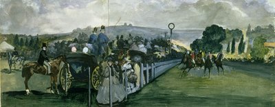 Hippodrome de Longchamp, 1864 - Édouard Manet