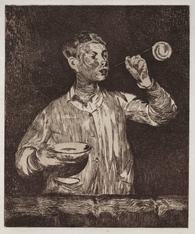 Le Garçon aux bulles de savon - Édouard Manet