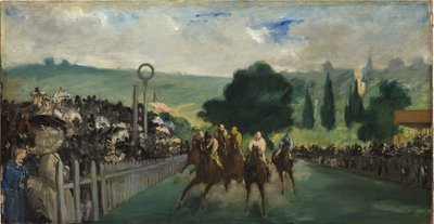 Les courses à Longchamp, 1866 - Édouard Manet