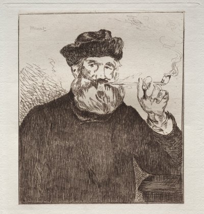 Le fumeur (gravure) - Édouard Manet