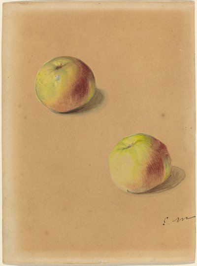 Deux pommes - Édouard Manet