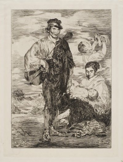 Les Tsiganes - Édouard Manet