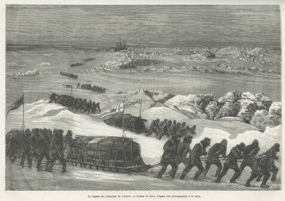 Le départ des traîneaux de l