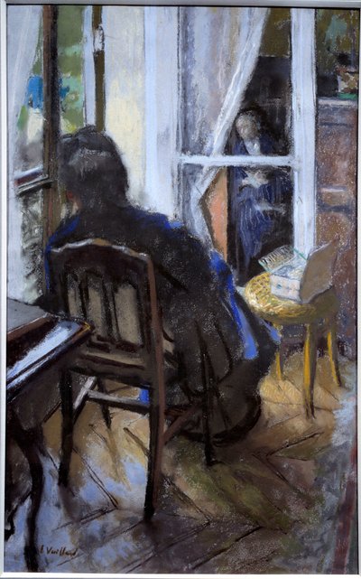 À la fenêtre - Edouard Vuillard