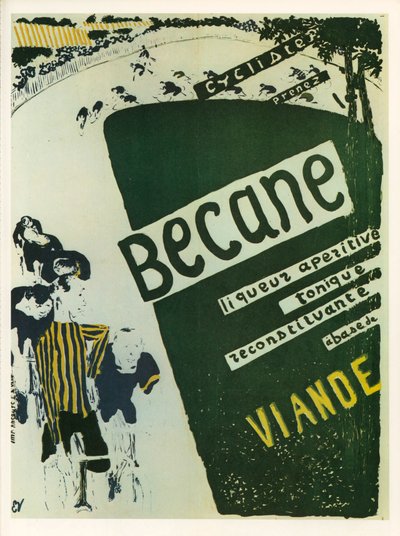 Edouard Vuillard: Becane - liqueur aperitive tonique … (litho) - Edouard Vuillard