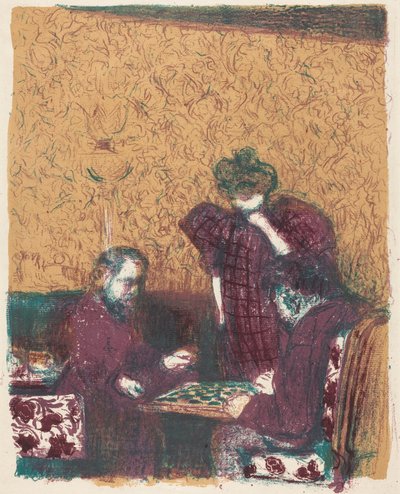 Das Damespiel - Edouard Vuillard
