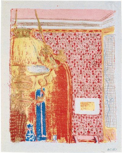 Interieur mit rosa Vorhängen II - Edouard Vuillard