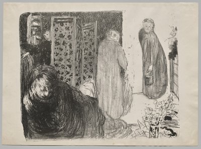 Intérieur avec un Paravent - Edouard Vuillard