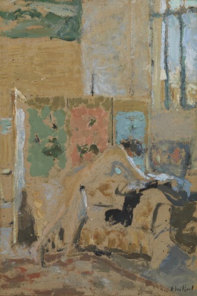 Intérieur avec un paravent, 1909-10 - Edouard Vuillard