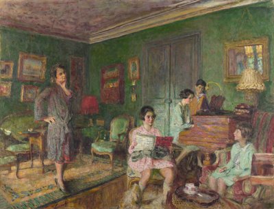 Madame André Wormser et ses enfants, 1927 - Edouard Vuillard