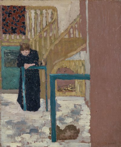 Mme Vuillard dans un studio de décorateur - Edouard Vuillard