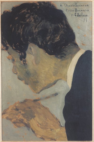 Portrait de Pierre Bonnard 1867-1947, 1891 - Edouard Vuillard