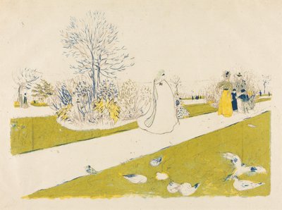 Le jardin des Tuileries - Edouard Vuillard