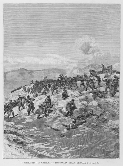 Les Piémontais en Crimée - Edouardo Matania