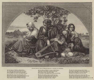 Juifs captifs près des eaux de Babylone - Eduard Bendemann