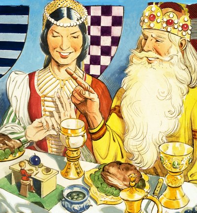 Tom Pouce en train de dîner - Eduardo Teixeira Coelho