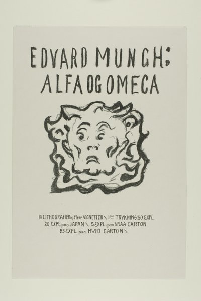 Alpha et Omega:Page de titre - Edvard Munch