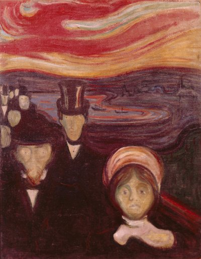 Anxiété - Edvard Munch
