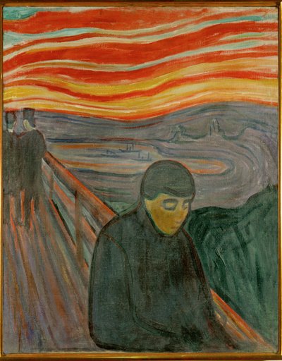 Désespoir (huile sur toile) - Edvard Munch