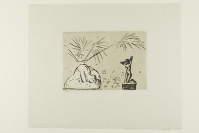 Intérieur avec sculptures - Edvard Munch