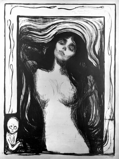 Madonna, lithographie d