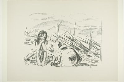 Oméga et le cochon - Edvard Munch