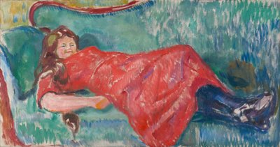 Sur le canapé - Edvard Munch