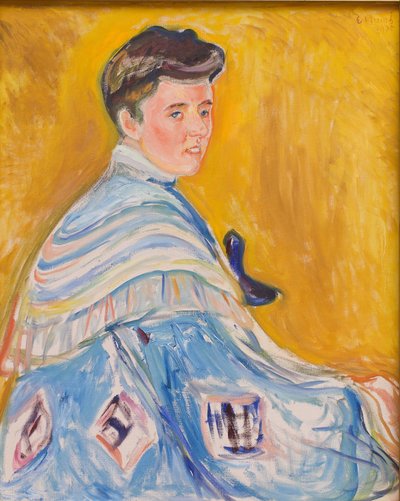 Portrait de Hanni Esche, par Munch, Edvard (1863-1944). Huile sur toile - Edvard Munch