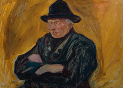 Marin sur fond jaune, vers 1908 - Edvard Munch