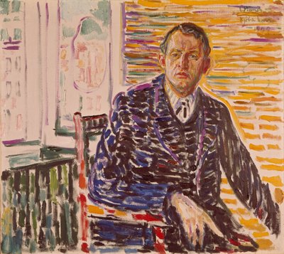 Autoportrait - Edvard Munch