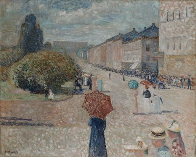 Journée de printemps à Karl Johan - Edvard Munch
