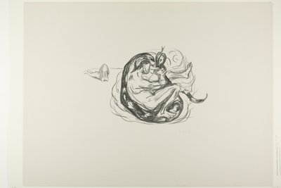 Le Serpent est tué - Edvard Munch