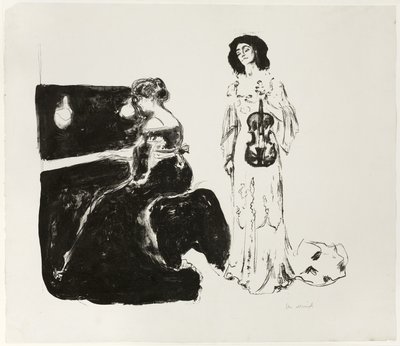 Le concert de violon - Edvard Munch